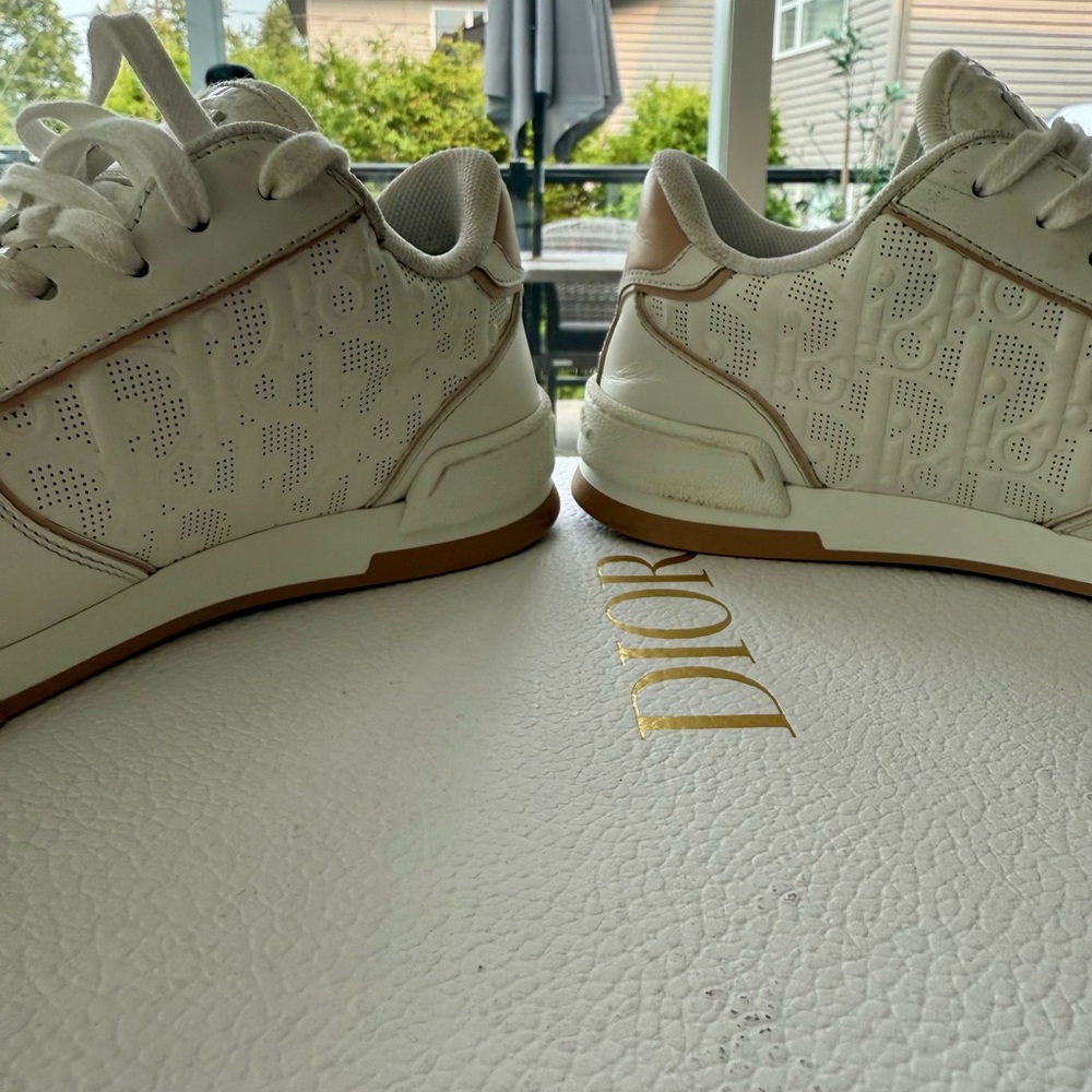 Dior Cream and Pink Sneakers - Picture 8 of 8